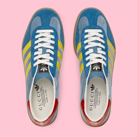 gucci x adidas blue|Adidas x Gucci: Shoes, Accessories & More .